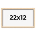 thumbnail image 1 of 22x12 Shadow Box Frame Brown | 0.875 Inches Deep Real Wood Contemporary Shadowbox Display Frame |, 1 of 5