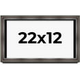 thumbnail image 1 of 22x12 Shadow Box Frame Brown Cherry | 2.625 Inches Deep Pine Wood Traditional Shadowbox Display, 1 of 8