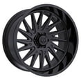 thumbnail image 1 of 1 TIS 22x12 8X6.50 -44 547B Gloss Black w/Milled Lip Logo Wheel Rim, 1 of 3