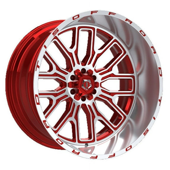22x12 TIS 560MRL Gloss Red Machined Face Wheel 6x135/6x5.5 (-44mm)