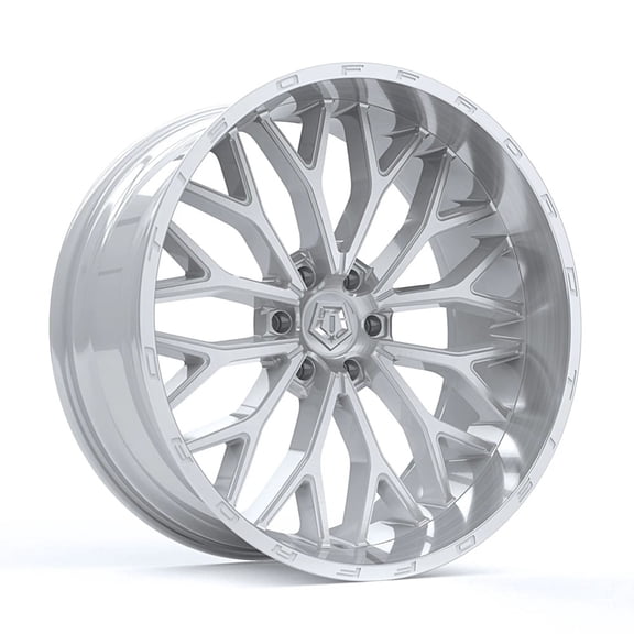 TIS 565BSM 22x12 8x6.50 Black and Machined Rim