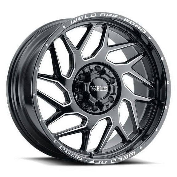 Weld Off-Road W117 Fulcrum Wheels 22x12 Gloss Black