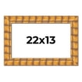 thumbnail image 1 of 22x13 Frame Beige Real Wood Picture Frame Width 3 inches | Interior Frame Depth 0.5 inches |, 1 of 8