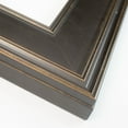 thumbnail image 1 of 22x13 Frame Black Solid Wood Picture Frame Width 3 Inches | Interior Frame Depth 0.625 Inches |, 1 of 6