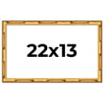 thumbnail image 1 of 22x13 Frame Gold Bamboo Solid Wood Picture Frame | 1 Inch Moulding Width | Interior Frame Depth, 1 of 8