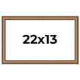 thumbnail image 1 of 22x13 Frame Gold Real Wood Picture Frame Width 1.25 inches | Interior Frame Depth 0.5 inches |, 1 of 8