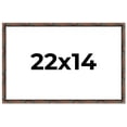 thumbnail image 1 of 22x14 Frame Brown Bamboo with Dark Coffee/Walnut Finish | Solid Wood Picture Frame Width 0.75, 1 of 8