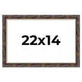 thumbnail image 1 of 22x14 Frame Gold Real Wood Picture Frame Width 1.5 inches | Interior Frame Depth 0.5 inches |, 1 of 8