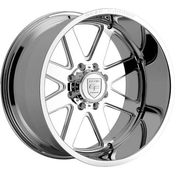 22x14 Gear Off Road F70P1 Forged Polished Wheel 8x6.5 (-76mm)