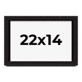 thumbnail image 1 of 22x14 Shadow Box Black Solid Wood Display Picture Frame | 1 Inch Rabbet Depth | | 1.375 Inch, 1 of 4