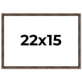 thumbnail image 1 of 22x15 Frame Brown Bamboo with Dark Coffee/Walnut Finish | Solid Wood Picture Frame Width 0.75, 1 of 8