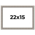 thumbnail image 1 of 22x15 Frame Grey Real Wood Picture Frame Width 1.25 inches | Interior Frame Depth 0.5 inches | Hans, 1 of 8