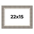thumbnail image 1 of 22x15 Frame Grey Real Wood Picture Frame Width 2.75 Inches | Interior Frame Depth 0.5 Inches |, 1 of 8