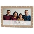 thumbnail image 1 of 22x15 Frame Silver Real Wood Picture Frame Width 1.5 inches | Interior Frame Depth 0.5 inches |, 1 of 8