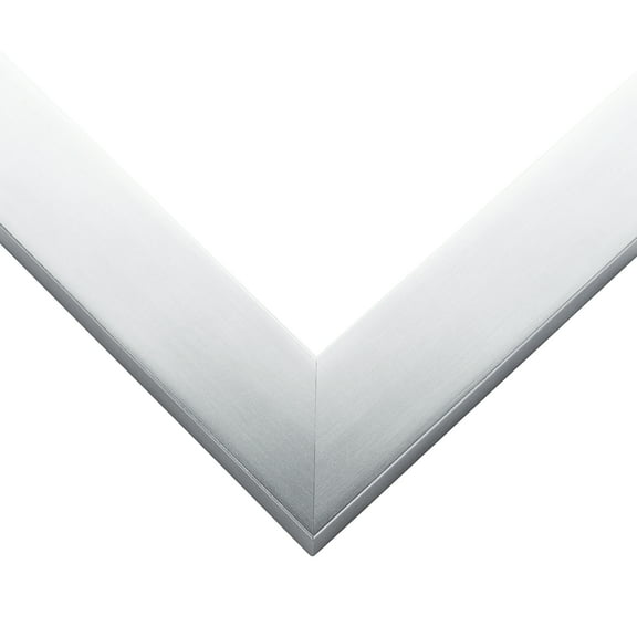 22x15 Frame Silver Real Wood Picture Frame Width 1.5 inches | Interior Frame Depth 0.5 inches |