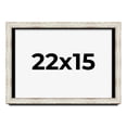 thumbnail image 1 of 22x15 Shadow Box Frame Silver | 1.625 Inches Deep Real Wood Contemporary Shadowbox Display Frame |, 1 of 7