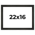thumbnail image 1 of 22x16 Black Rustic Wide Barnwood Picture Frame - UV Acrylic, Foam Board Backing, Hanging Hardware, 1 of 8