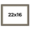 thumbnail image 1 of 22x16 Frame Brown Solid Wood Picture Frame | 1.75 Inch Moulding Width | Austin Frame Complete with, 1 of 8