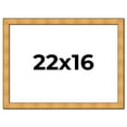 thumbnail image 1 of 22x16 Frame Gold Rustic Solid Wood Picture Frame | 1.25 Inch Wide Moulding | Rustique Gold, 1 of 8