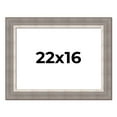 thumbnail image 1 of 22x16 Frame Grey Real Wood Picture Frame Width 2.75 Inches | Interior Frame Depth 0.5 Inches |, 1 of 8