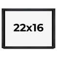 thumbnail image 1 of 22x16 Shadow Box Frame Black | 1 Inches Deep Real Wood Farmhouse Shadowbox Display Frame | UV, 1 of 6