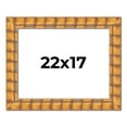 thumbnail image 1 of 22x17 Frame Beige Real Wood Picture Frame Width 3 inches | Interior Frame Depth 0.5 inches |, 1 of 8