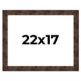 thumbnail image 1 of 22x17 Frame Brown Burl Real Wood Picture Frame Width 1.625 Inches | Interior Frame Depth 0.5 Inches, 1 of 8