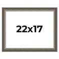 thumbnail image 1 of 22x17 Frame Brown Solid Wood Picture Frame | 1.75 Inch Moulding Width | Austin Frame Complete with, 1 of 8