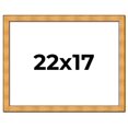 thumbnail image 1 of 22x17 Frame Gold Rustic Solid Wood Picture Frame | 1.25 Inch Wide Moulding | Rustique Gold, 1 of 8