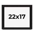 thumbnail image 1 of 22x17 Shadow Box Black Solid Wood Display Picture Frame | 1 Inch Rabbet Depth | | 1.375 Inch, 1 of 4