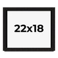 thumbnail image 1 of 22x18 Shadow Box Black Solid Wood Display Picture Frame | 1 Inch Rabbet Depth | | 1.375 Inch, 1 of 4