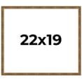 thumbnail image 1 of 22x19 Frame Gold Kingsley Distressed Solid Wood Picture Frame Width 0.75 Inches | Interior Frame, 1 of 8