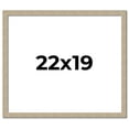 thumbnail image 1 of 22x19 Frame Grey Solid Wood Picture Frame Width 1 Inches | Interior Frame Depth 0.5 Inches |, 1 of 8