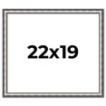 thumbnail image 1 of 22x19 Frame Silver Real Wood Picture Frame Width 1.125 Inches | Interior Frame Depth 0.5 Inches |, 1 of 8