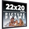thumbnail image 1 of 22x20 Frame Black Real Wood Picture Frame Width 0.75 inches | Interior Frame Depth 0.5 inches |, 1 of 8