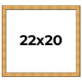 thumbnail image 1 of 22x20 Frame Gold Rustic Solid Wood Picture Frame | 1.25 Inch Wide Moulding | Rustique Gold, 1 of 8