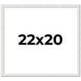 thumbnail image 1 of 22x20 Frame White Real Wood Picture Frame Width 0.75 inches | Interior Frame Depth 0.5 inches |, 1 of 8