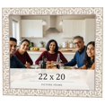 thumbnail image 1 of 22x20 Frame White Real Wood Picture Frame Width 1.5 inches | Interior Frame Depth 0.5 inches |, 1 of 8