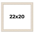 thumbnail image 1 of 22x20 Frame White Real Wood Picture Frame Width 1.75 inches | Interior Frame Depth 0.5 inches |, 1 of 8