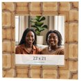 thumbnail image 1 of 22x21 Frame Beige Real Wood Picture Frame Width 3 inches | Interior Frame Depth 0.5 inches |, 1 of 8
