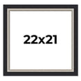 thumbnail image 1 of 22x21 Frame Black Real Wood Picture Frame Width 2.25 Inches | Interior Frame Depth 0.5 Inches |, 1 of 8