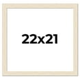 thumbnail image 1 of 22x21 Frame White Barnwood Picture Frame Includes UV Acrylic Plexiglass, Acid Free Foam Backing, 1 of 8