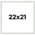 thumbnail image 1 of 22x21 Frame White Real Wood Picture Frame Width 0.75 inches | Interior Frame Depth 0.5 inches |, 1 of 8
