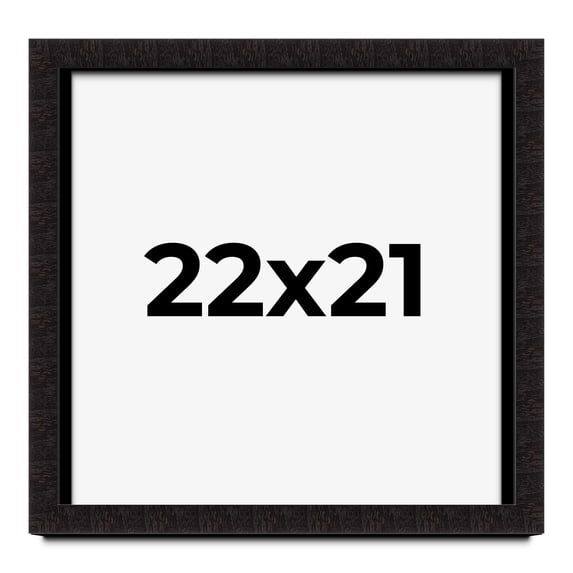 22x21 Shadow Box Black Solid Wood Display Picture Frame | 1 Inch Rabbet Depth | | 1.375 Inch