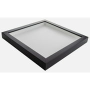 22x21 Shadow Box Frame Black | 2 Inches Deep Real Wood Contemporary Shadowbox Display Frame | UV
