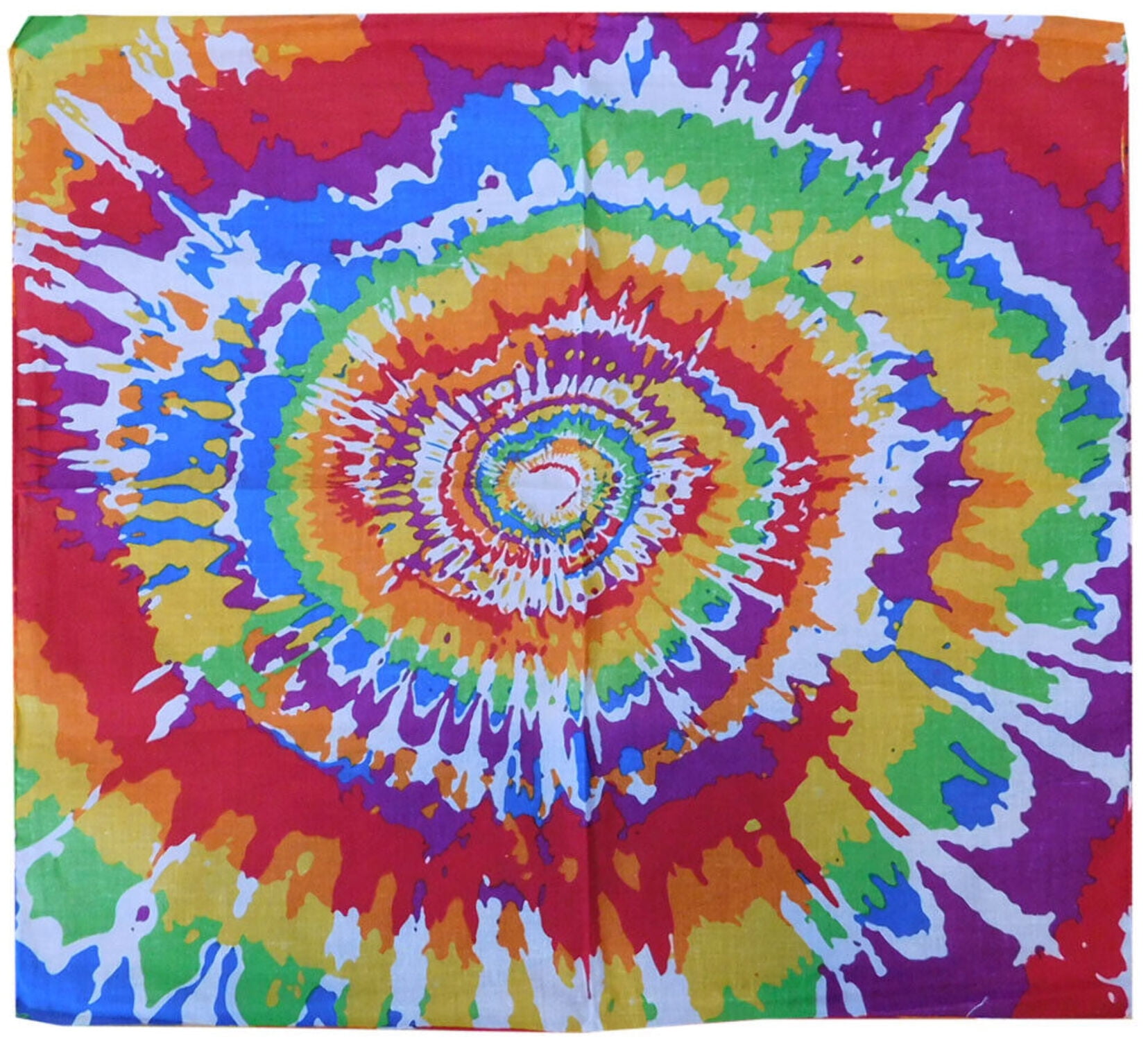 Create Out Loud Bandana Tie-Dye 100% Cotton 22x22 Inches