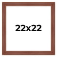 thumbnail image 1 of 22x22 Frame Brown Old Farmhouse Waxed Board 2" Wide Wood Frame Width 2 Inches | Interior Depth 0.5, 1 of 7