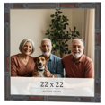thumbnail image 1 of 22x22 Frame Brown Bamboo with Dark Coffee/Walnut Finish | Solid Wood Picture Frame Width 0.75, 1 of 8