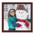 thumbnail image 1 of 22x22 Frame Brown Picture Frame - Modern Photo Frame Includes UV Acrylic Shatter Guard Front, Acid Free Foam, 1 of 8
