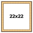 thumbnail image 1 of 22x22 Frame Gold Plein Aire Solid Wood Picture Frame Width 2 Inches | Interior Frame Depth 0.5, 1 of 8